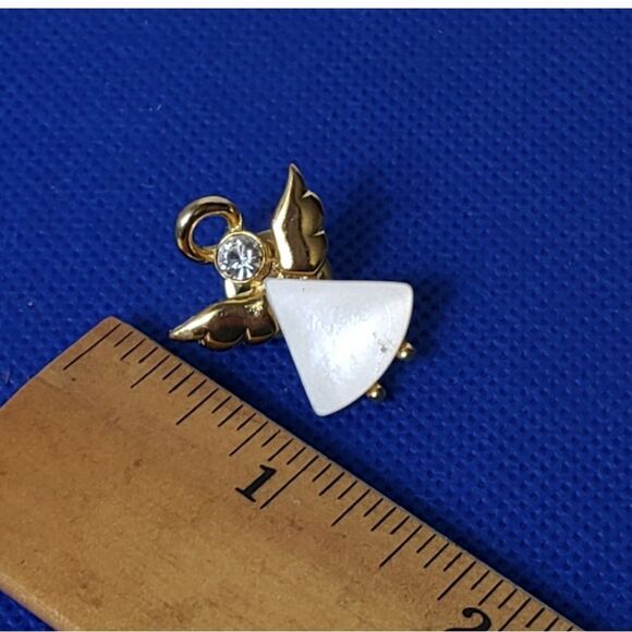 GUARDIAN ANGEL Mother Of Pearl Tack Pin - Picture 5 of 5